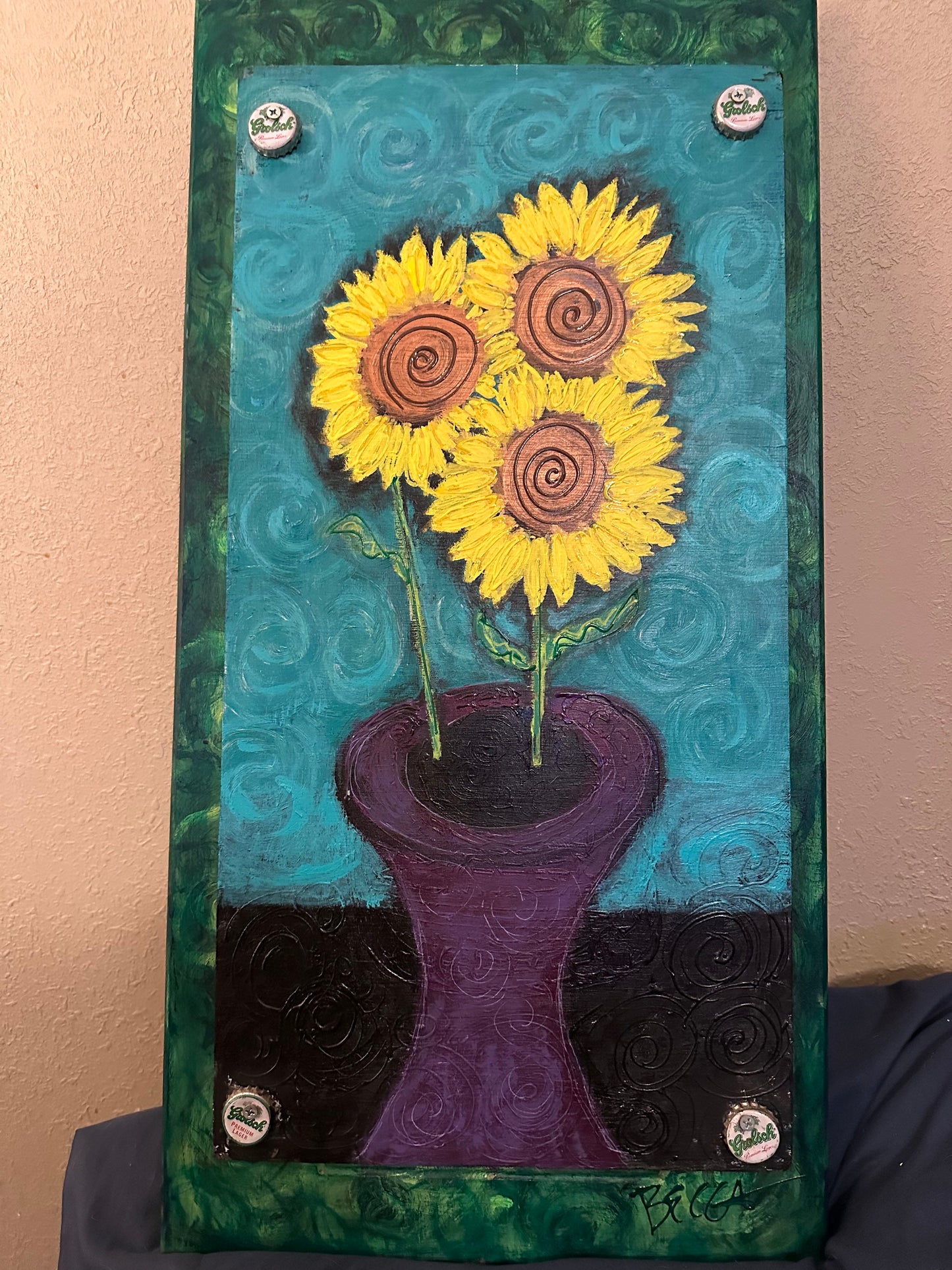 Sunflower cabinet