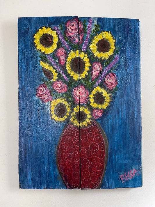 Flowers 10.5x14 inches